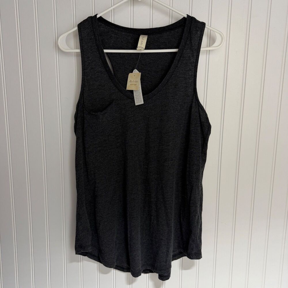 Altar'd State Womens Scoop Neck Sleeveless Comfort Fit Stretch Lace Tank Top M